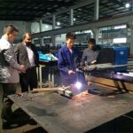 CNC plazmový a plamen přenosný řezací stroj