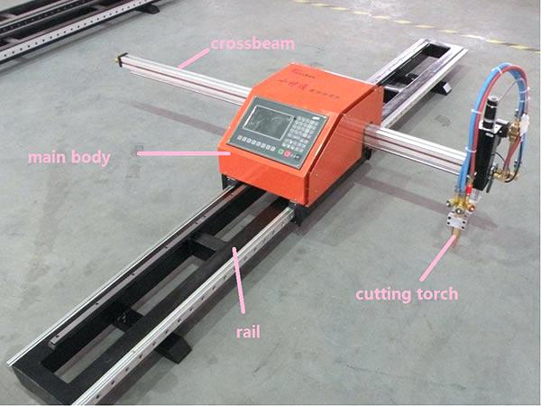 Nový produkt cnc plazmový řezací stroj kovový plech 1200 * 1200mm pracovní plocha